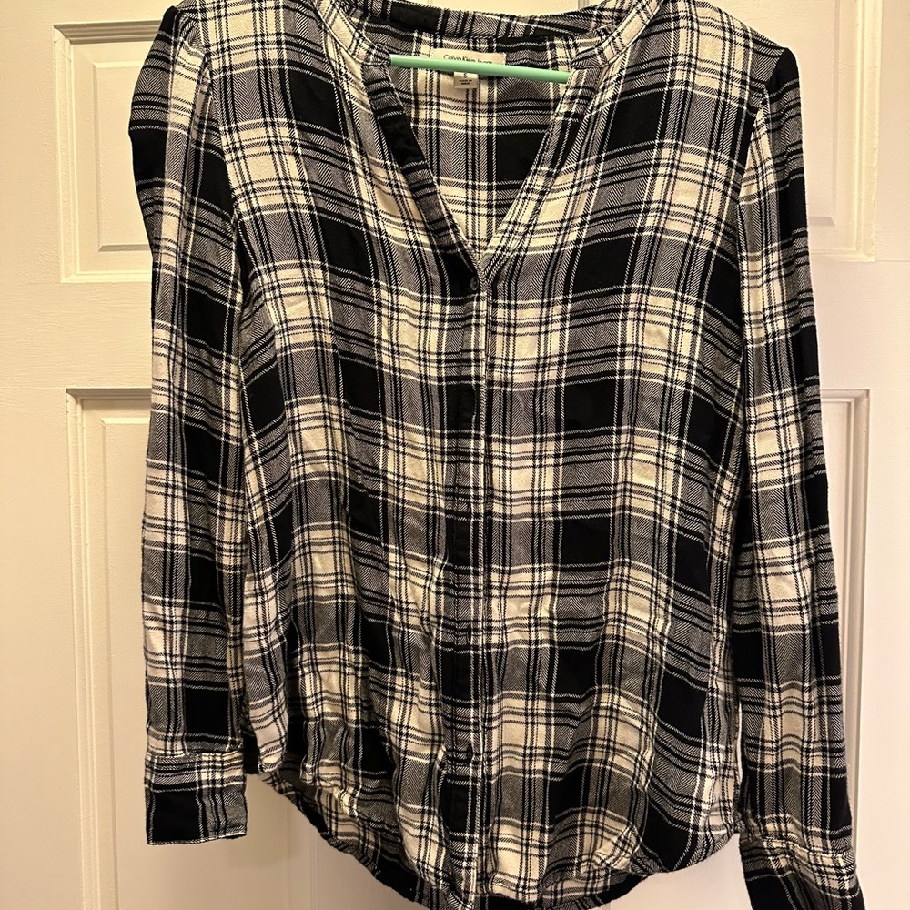 Calvin Klein soft lightweight flannel